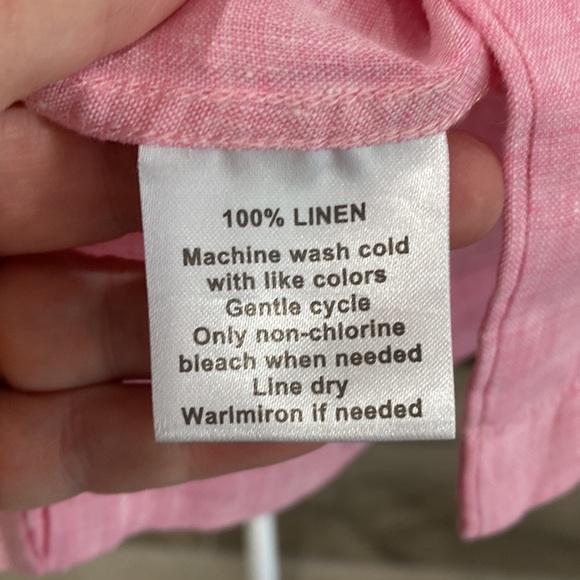 INSERCH COLLEZIONE 100% LINEN SHIRT - Picture 7 of 12